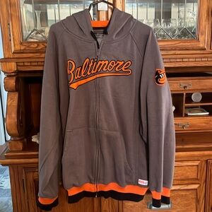 2XL orioles zip up